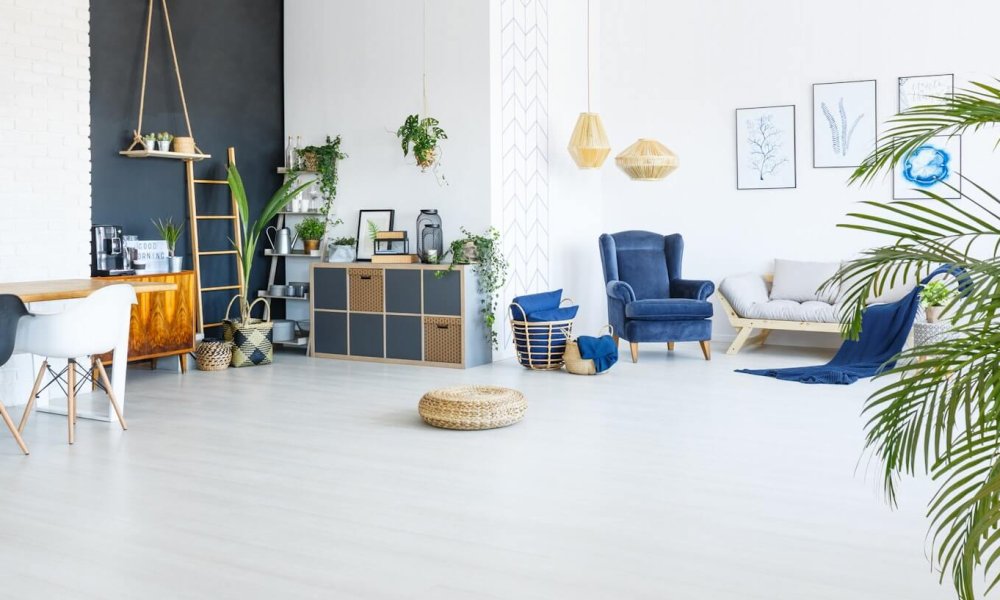 Studio apartment interior